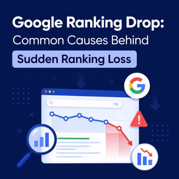 Google Ranking Drop: Common Causes Behind Sudden Ranking Loss