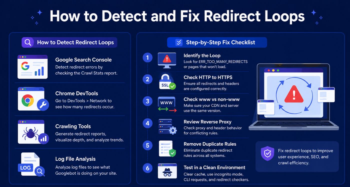 How to Detect and Fix Redirect Loops